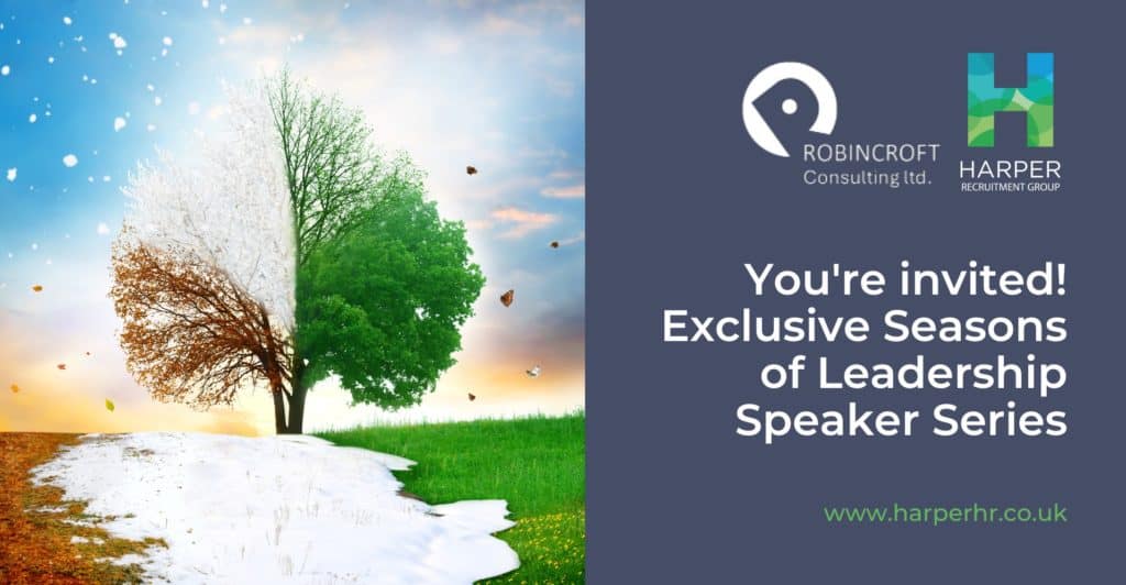 You're invited! Exclusive Seasons of Leadership Speaker Series